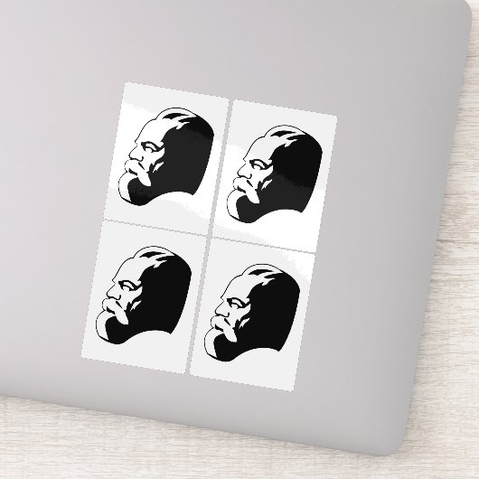 Karl Marx, Communism, Socialism, Soviet Union Aufkleber (Detail)