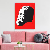 Karl Marx, Communism, Socialism, Soviet Union Leinwanddruck (Insitu (Wohnzimmer))