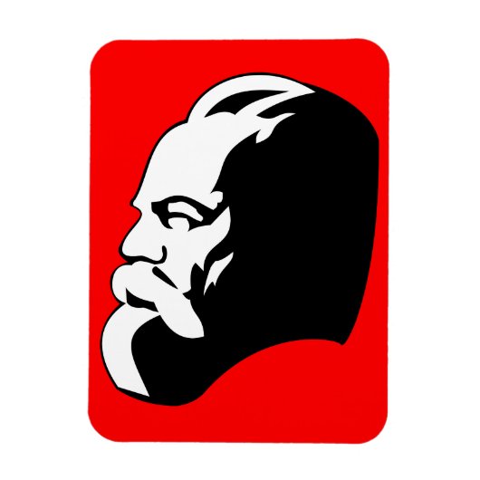 Karl Marx, Communism, Socialism, Soviet Union Magnet (Vertikal)