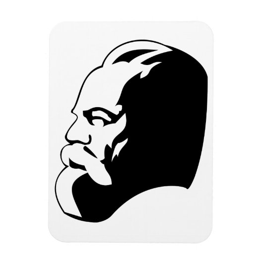 Karl Marx, Communism, Socialism, Soviet Union Magnet (Vertikal)