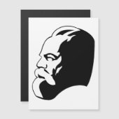 Karl Marx, Communism, Socialism, Soviet Union Magneteinladung (Vorne/Hinten)