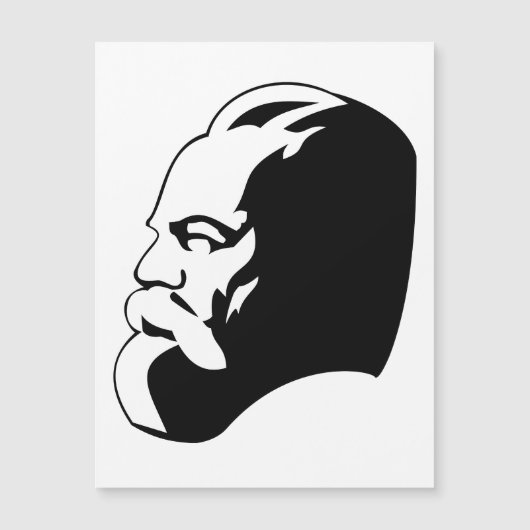 Karl Marx, Communism, Socialism, Soviet Union Magneteinladung (Vorderseite)