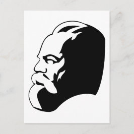 Karl Marx, Communism, Socialism, Soviet Union Postkarte