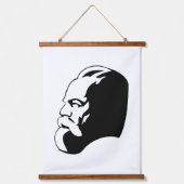 Karl Marx, Communism, Socialism, Soviet Union Wandteppich Mit Holzrahmen (Vorderseite)