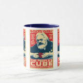 Karl Marx - der Würfel der Leute: OHP Tasse (Zentrum)