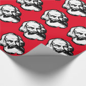 Karl Marx Geschenkpapier (Ecke)