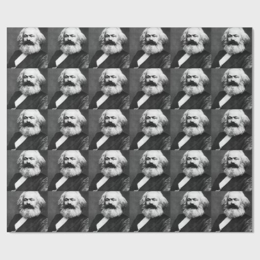 Karl Marx Geschenkpapier (Flach)