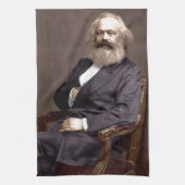 Karl Marx Geschirrtuch (Vertikal)