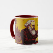 Karl Marx (Gründer des Marxismus) Geschenk Tasse (Vorderseite Links)