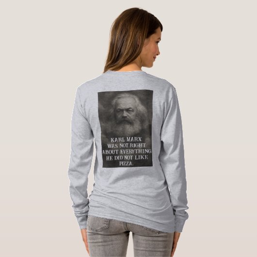 Karl Marx hatte in allem nicht recht T-Shirt (Schwarz voll)