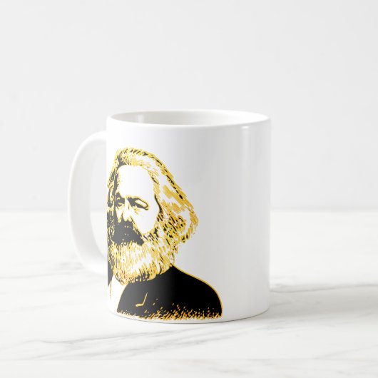 Karl Marx Kaffeetasse (Vorderseite Links)