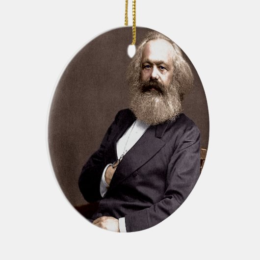 Karl Marx Keramik Ornament (Rechts)