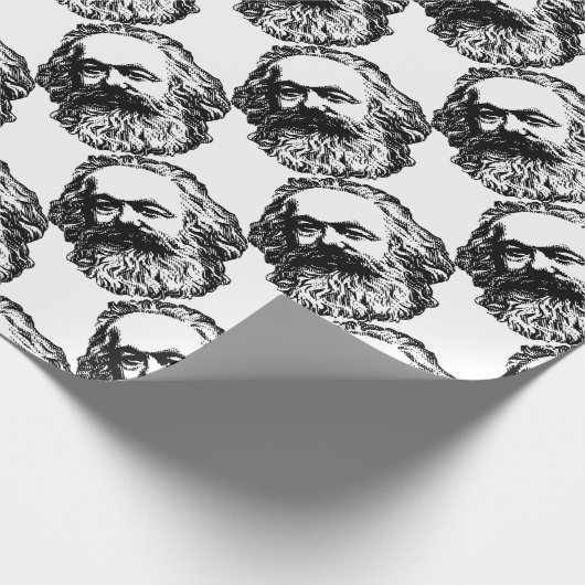 Karl Marx - Kommunismus Geschenkpapier (Ecke)