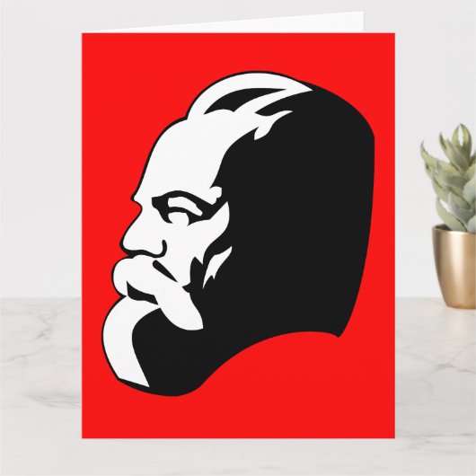 Karl Marx, Kommunismus, Sozialismus, sowjetische G Karte (Kleine Pflanze)