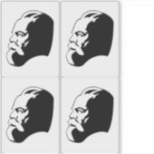 Karl Marx, Kommunismus, Sozialismus, Sowjetunion Aufkleber (Vorderseite)