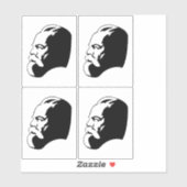 Karl Marx, Kommunismus, Sozialismus, Sowjetunion Aufkleber (Blatt)