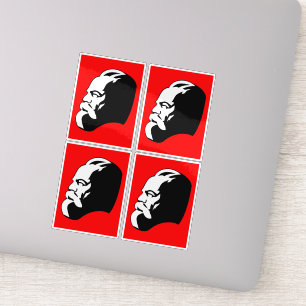 Karl Marx, Kommunismus, Sozialismus, Sowjetunion Aufkleber
