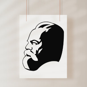 Karl Marx, Kommunismus, Sozialismus, Sowjetunion Poster