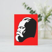 Karl Marx, Kommunismus, Sozialismus, Sowjetunion Postkarte (Stehend Vorderseite)