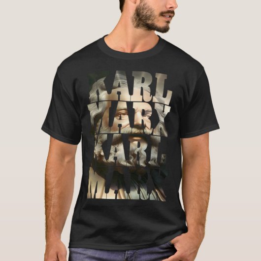 Karl Marx Kommunist cooler Marx 1 T-Shirt (Vorderseite)