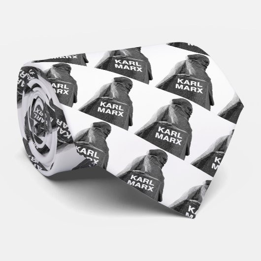 Karl Marx Krawatte (Gerollt)