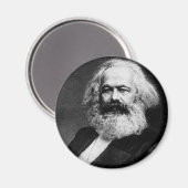 Karl Marx Magnet (Vorderseite/Rückseite)