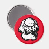 Karl Marx Magnet (Vorderseite/Rückseite)
