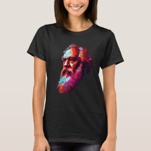 Karl Marx Marxismus Sozialismus Kommunismus Politi T-Shirt