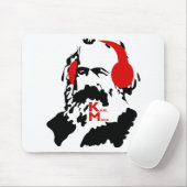 KARL MARX MIT KOPFHÖRERN MOUSEPAD (Mit Mouse)