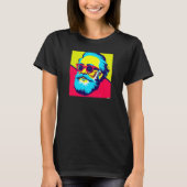 Karl Marx mit Sonnenbrille Pop T-Shirt (Vorderseite)