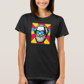 Karl Marx mit Sonnenbrille Pop T-Shirt (Vorderseite)