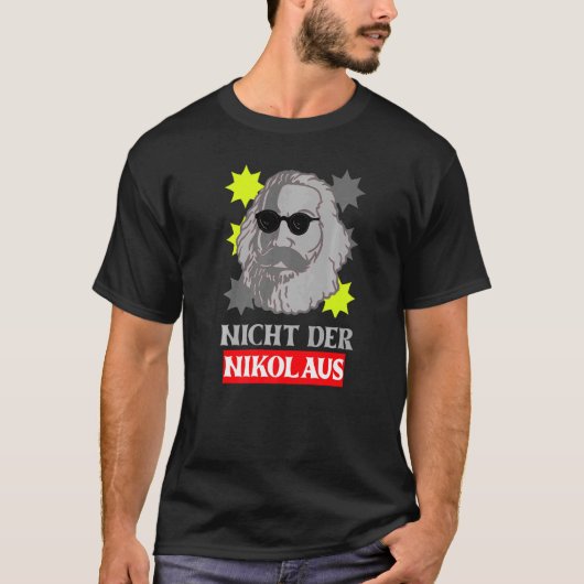 Karl Marx Motif nicht der Kapitalismus des Weihnac T-Shirt (Vorderseite)