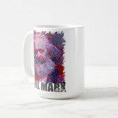 KARL MARX - NFT-Portrait von Marco Aureggi Kaffeetasse (Vorderseite Links)