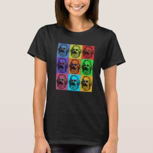 Karl Marx Pop Revolution Philosoph Lehrer T-Shirt