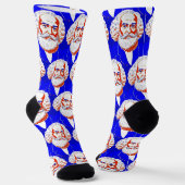 Karl Marx Portrait - Grafik Socken (Gewinkelt)
