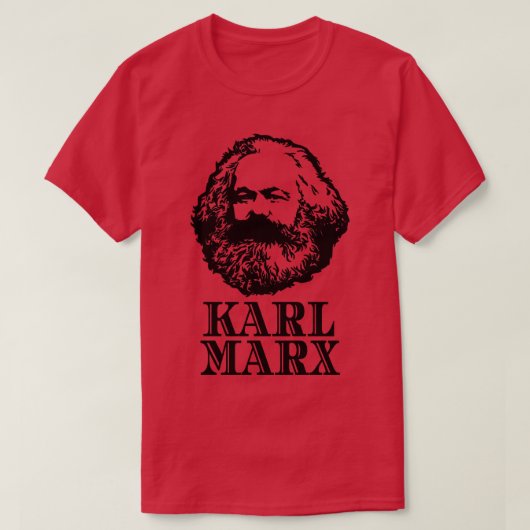 Karl Marx Portrait T-Shirt (Design vorne)