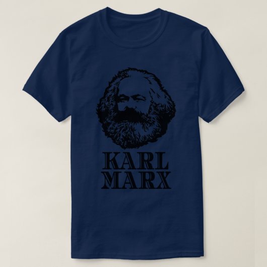 Karl Marx Portrait T-Shirt (Design vorne)
