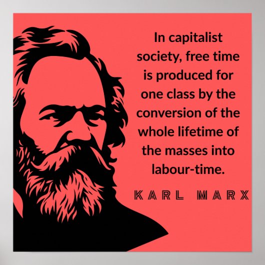 Karl Marx Poster (Vorne)