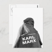 Karl Marx Postkarte (Vorne/Hinten)