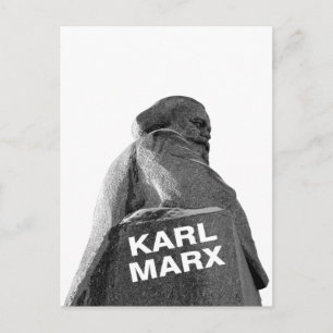 Karl Marx Postkarte