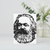 Karl Marx Postkarte (Stehend Vorderseite)