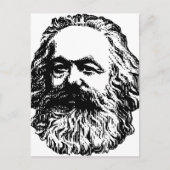 Karl Marx Postkarte (Vorderseite)