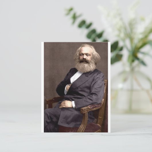 Karl Marx Postkarte (Stehend Vorderseite)