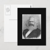 Karl Marx Postkarte (Vorne/Hinten)