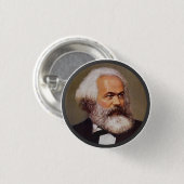 Karl Marx - Revers-Button Button (Vorne & Hinten)