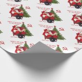 Karl Marx Santa Geschenkpapier (Ecke)