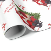 Karl Marx Santa Geschenkpapier (Rolleneckpunkt)