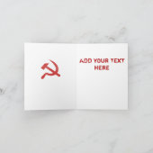 Karl Marx Santa Karte (Innenseite)