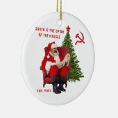 Karl Marx Santa Keramikornament (Rechts)