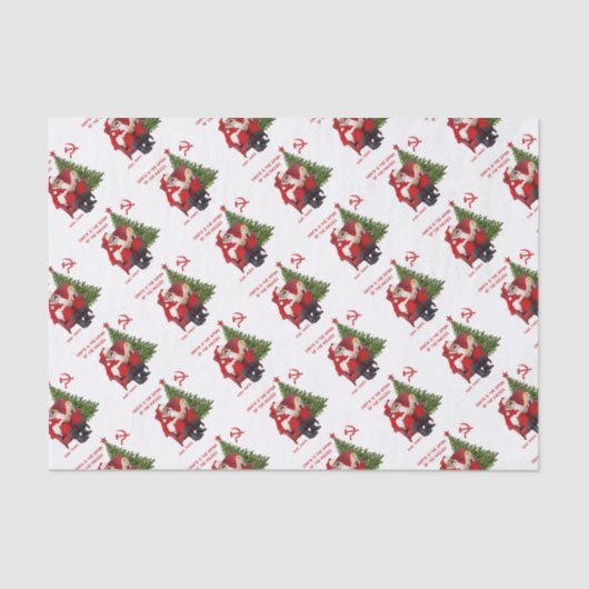 Karl Marx Santa Seidenpapier (Vorderseite)